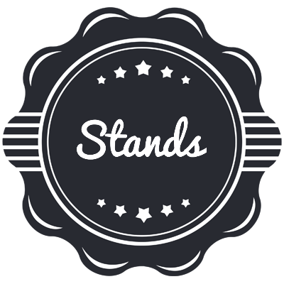 Stands badge logo