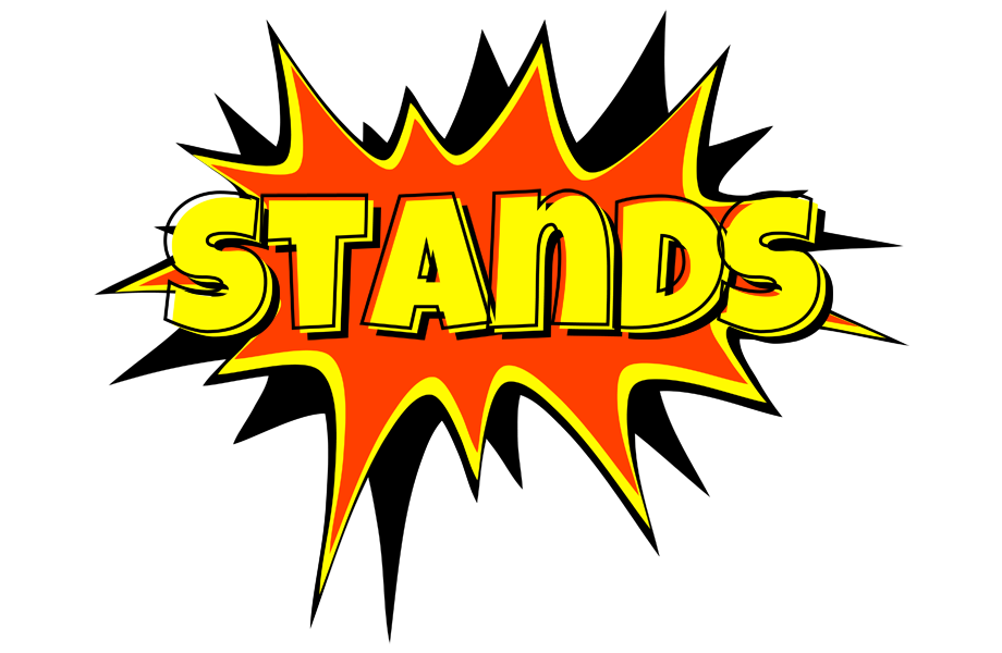 Stands bazinga logo