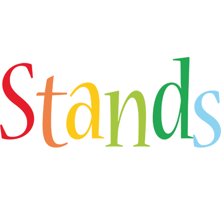 Stands birthday logo