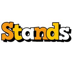 Stands cartoon logo