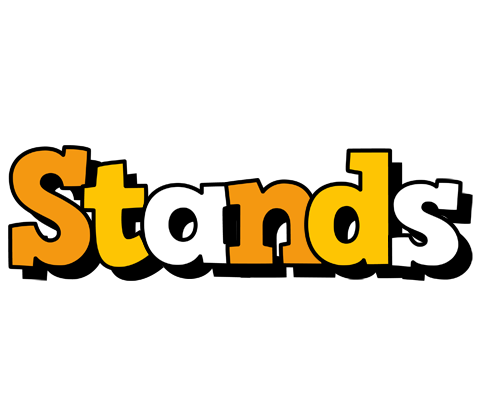 Stands cartoon logo