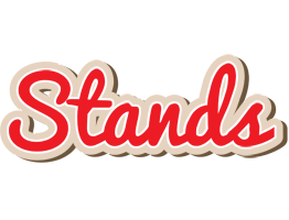 Stands chocolate logo