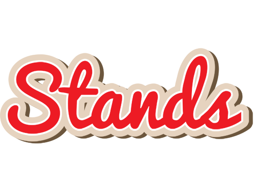 Stands chocolate logo