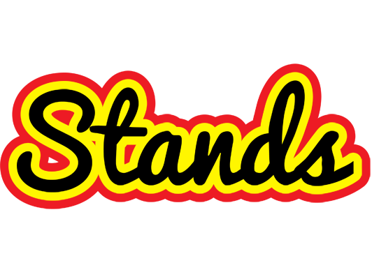 Stands flaming logo