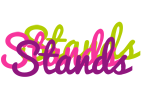 Stands flowers logo