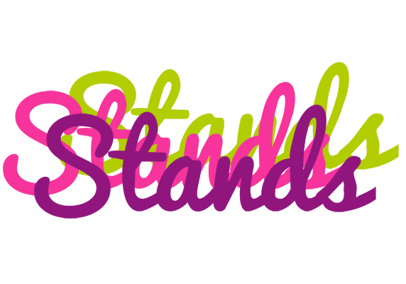 Stands flowers logo