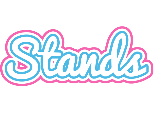 Stands outdoors logo