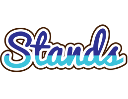 Stands raining logo