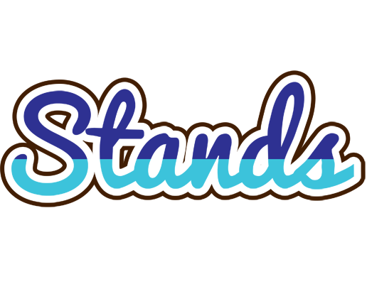 Stands raining logo