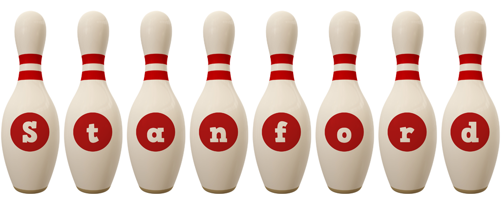 Stanford bowling-pin logo