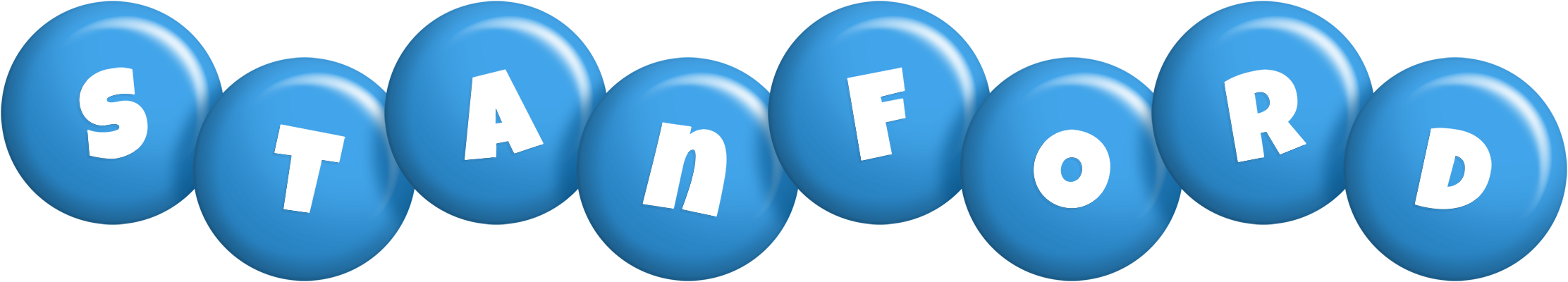 Stanford candy-blue logo