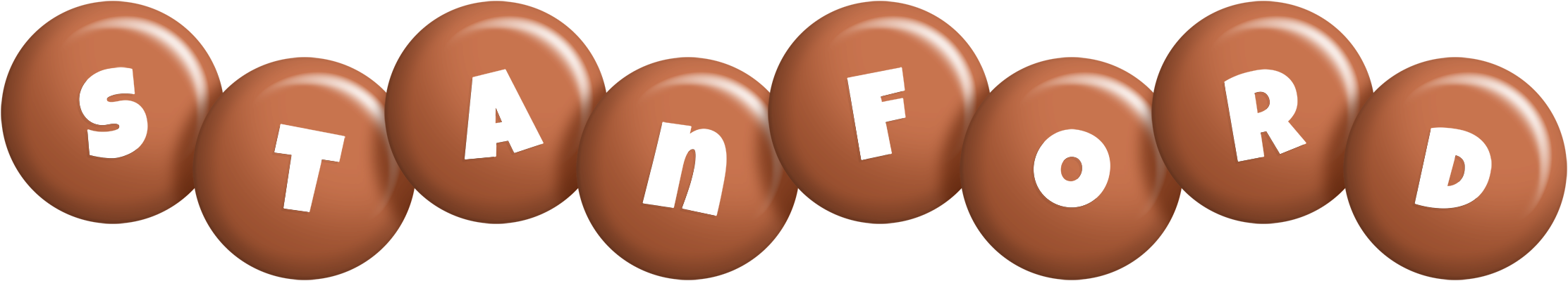 Stanford candy-brown logo