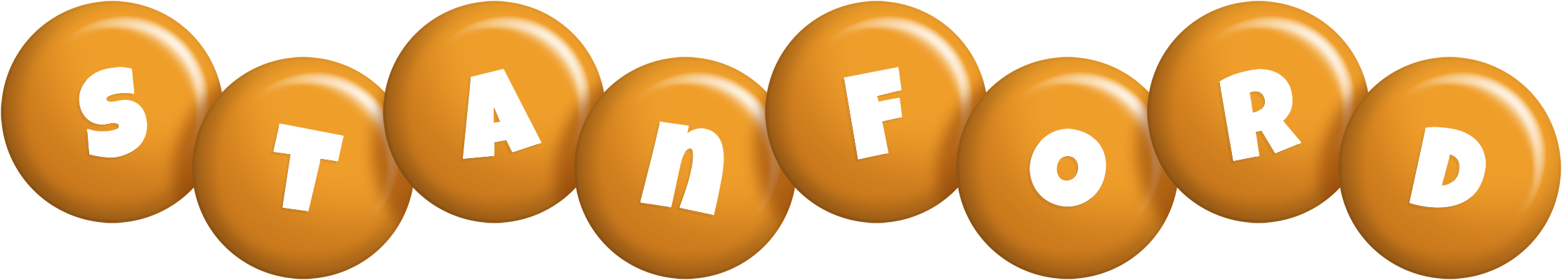 Stanford candy-orange logo