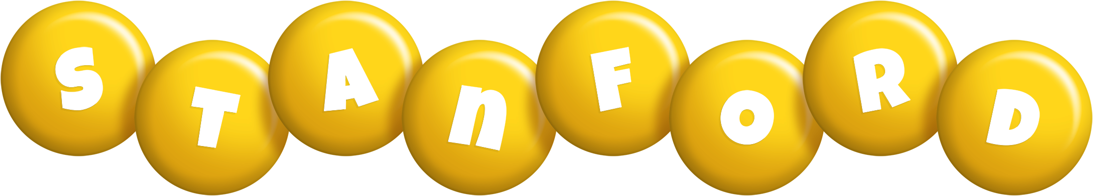Stanford candy-yellow logo