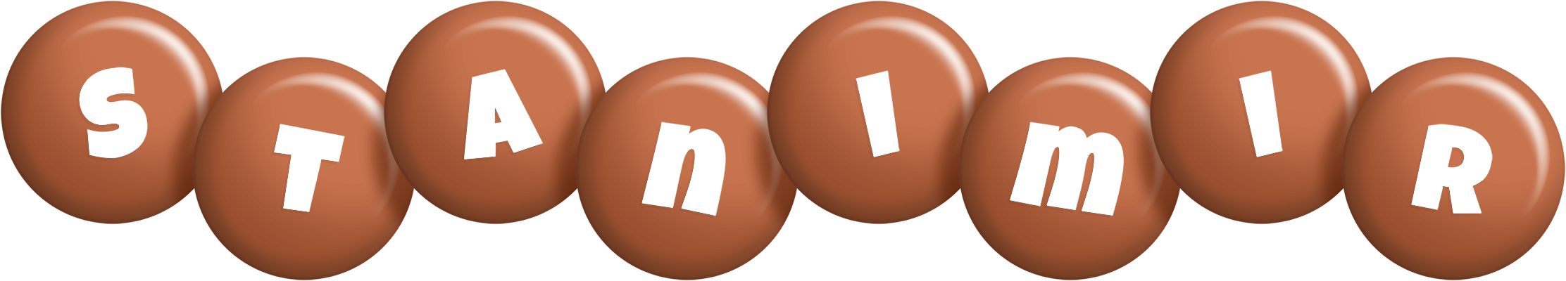 Stanimir candy-brown logo