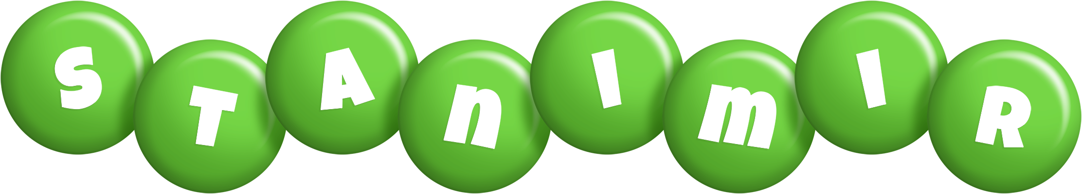 Stanimir candy-green logo