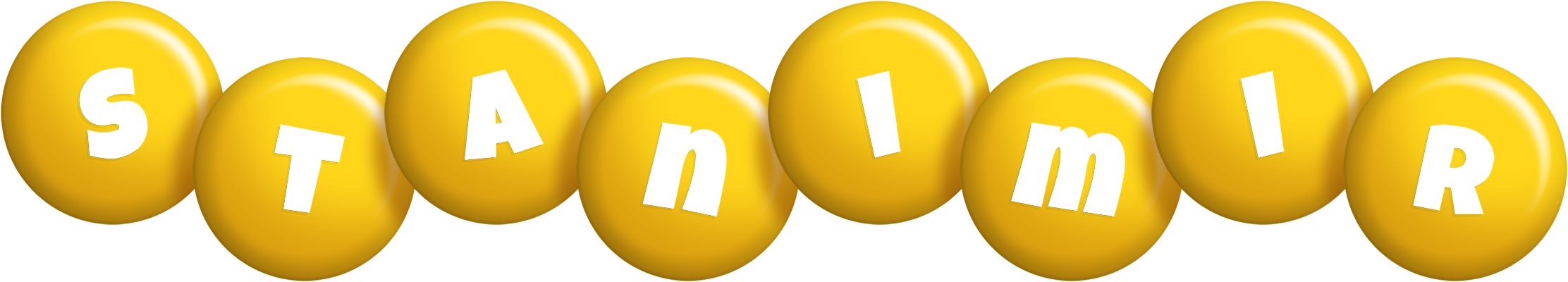 Stanimir candy-yellow logo