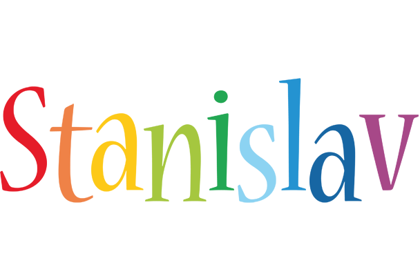 Stanislav birthday logo