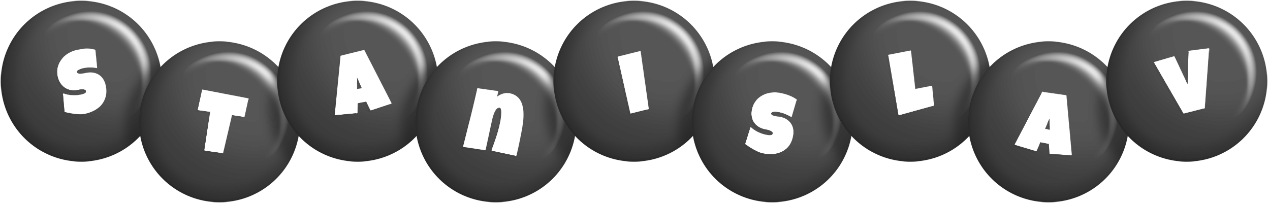 Stanislav candy-black logo