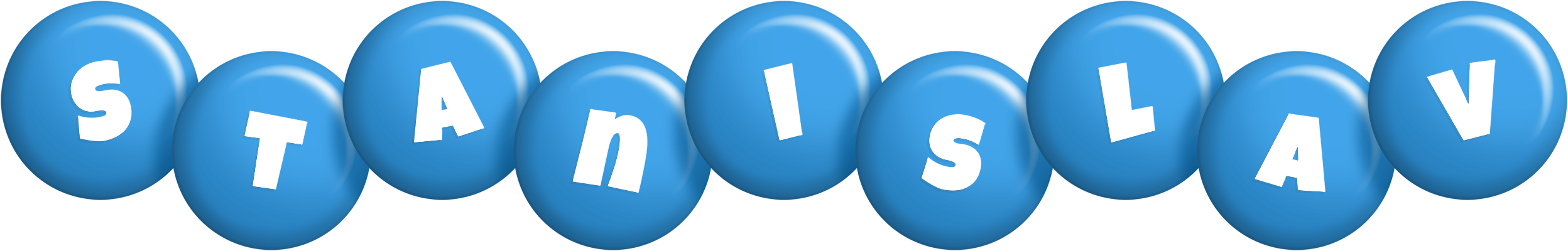 Stanislav candy-blue logo
