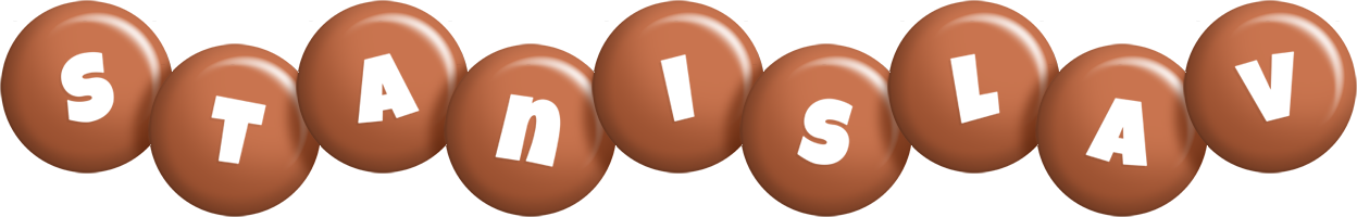 Stanislav candy-brown logo