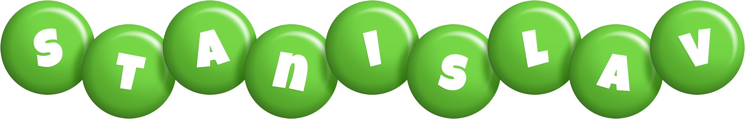 Stanislav candy-green logo
