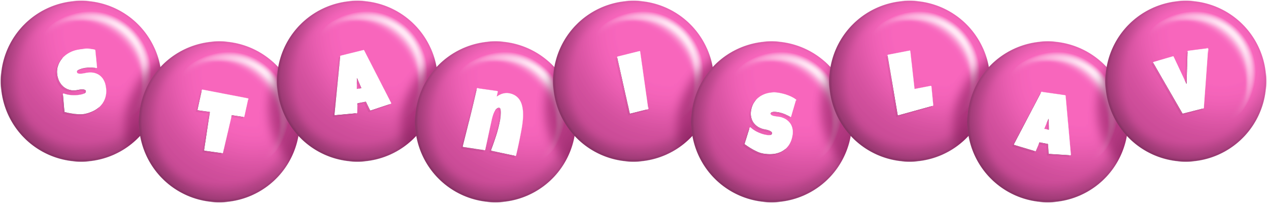 Stanislav candy-pink logo