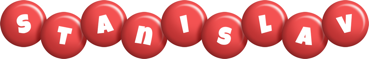 Stanislav candy-red logo