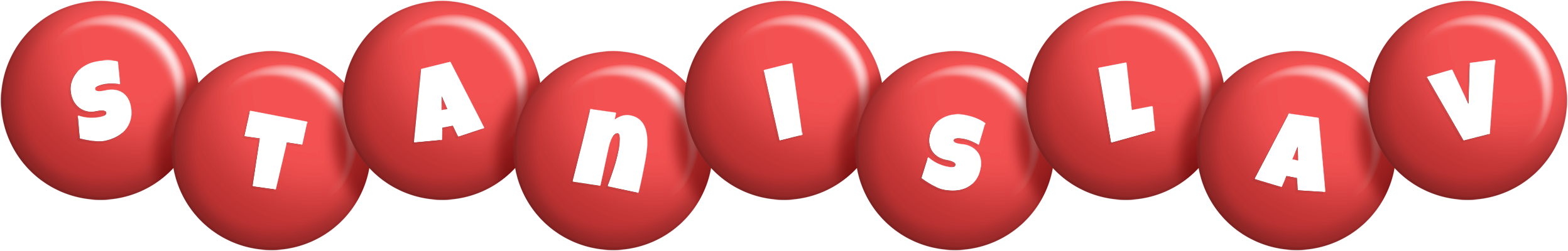Stanislav candy-red logo