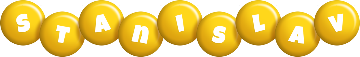 Stanislav candy-yellow logo
