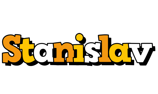 Stanislav cartoon logo