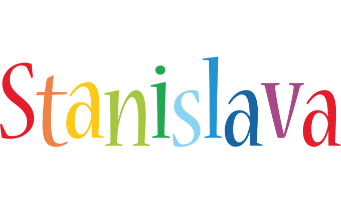 Stanislava birthday logo