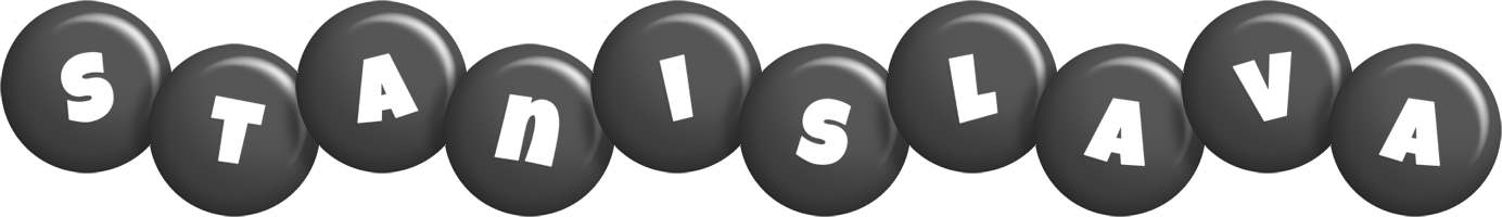 Stanislava candy-black logo