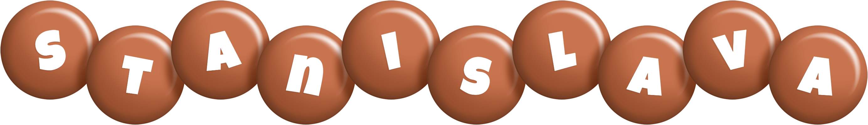 Stanislava candy-brown logo