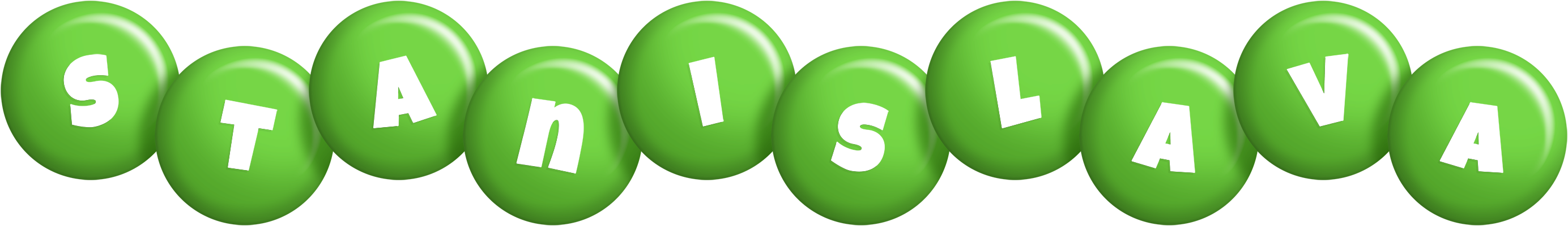Stanislava candy-green logo