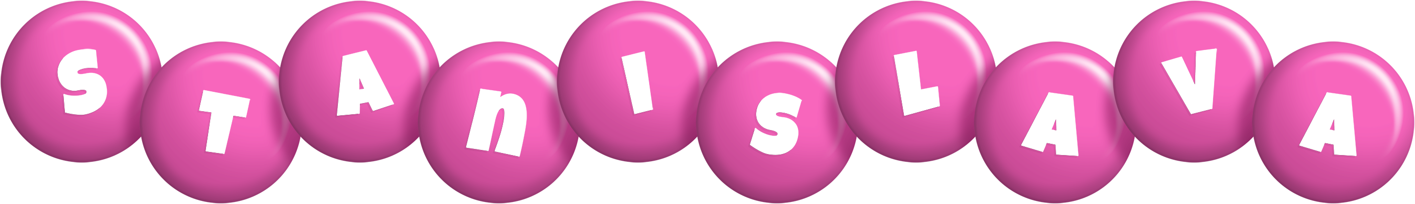 Stanislava candy-pink logo