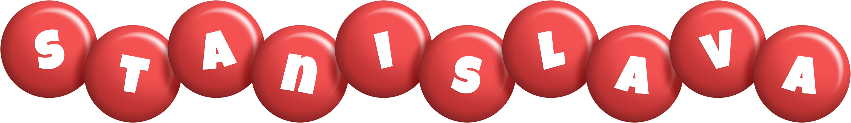 Stanislava candy-red logo