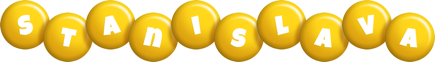 Stanislava candy-yellow logo