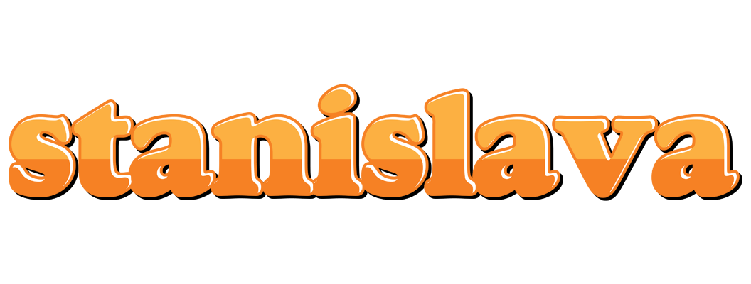 Stanislava orange logo