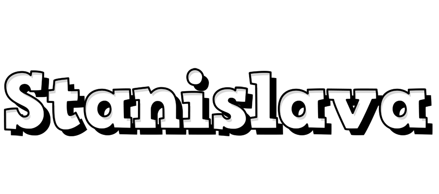 Stanislava snowing logo