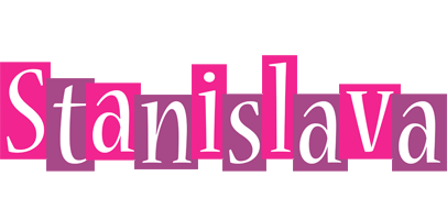 Stanislava whine logo
