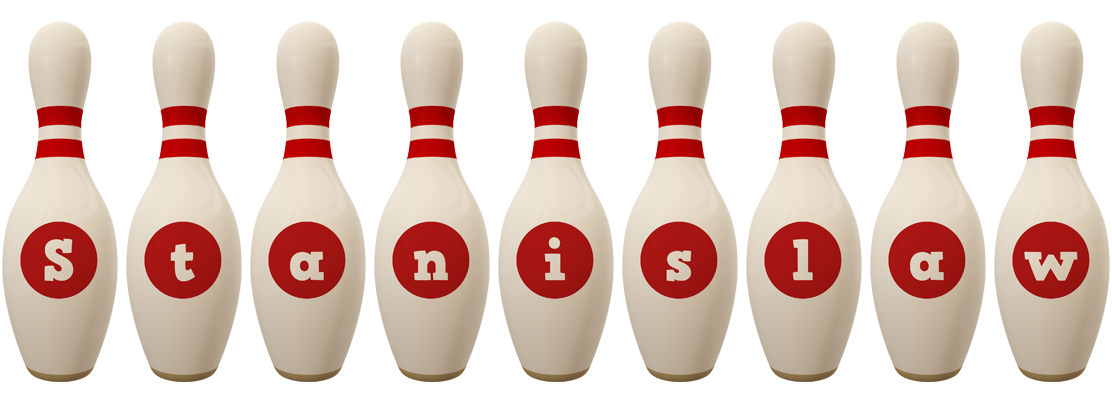 Stanislaw bowling-pin logo