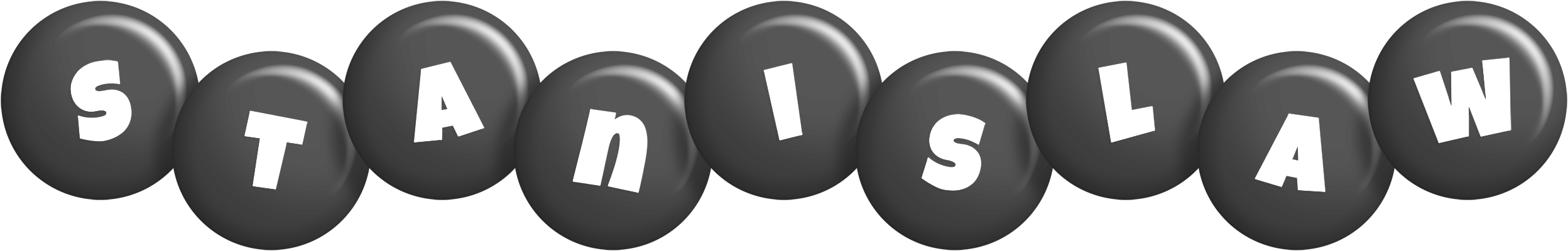 Stanislaw candy-black logo