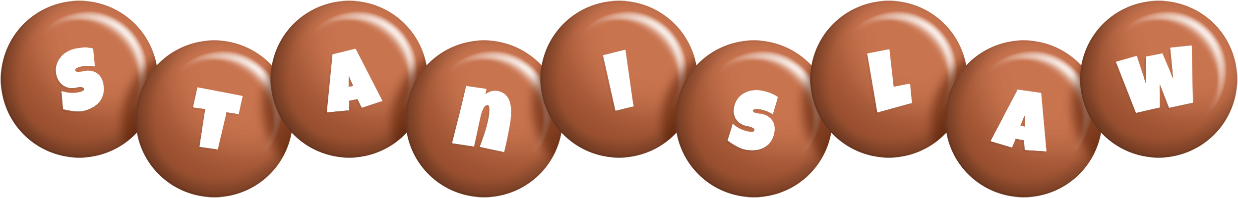 Stanislaw candy-brown logo