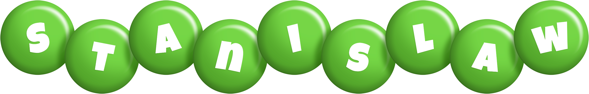 Stanislaw candy-green logo