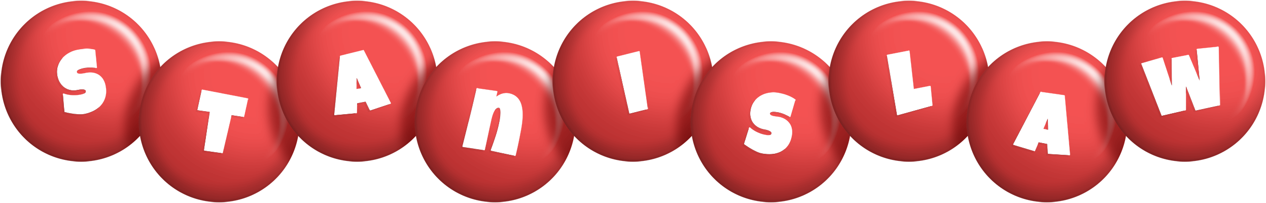 Stanislaw candy-red logo