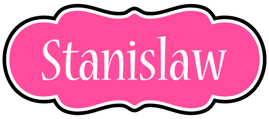 Stanislaw invitation logo