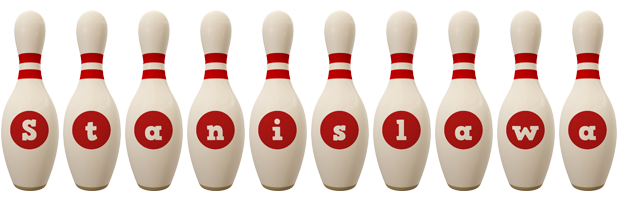 Stanislawa bowling-pin logo