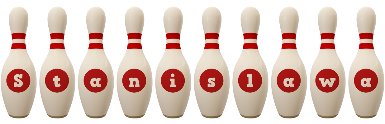 Stanislawa bowling-pin logo