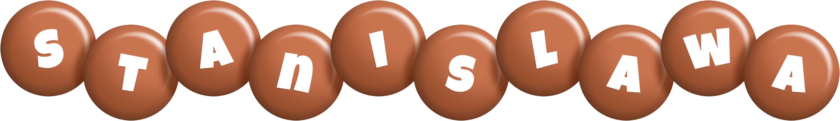 Stanislawa candy-brown logo